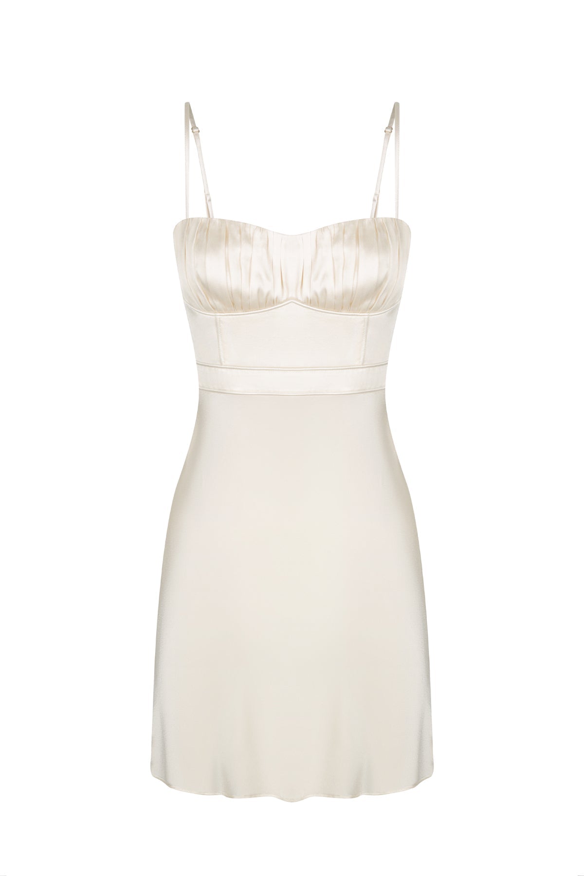 Shona Joy La Lune Bustier Mini Dress- Cream