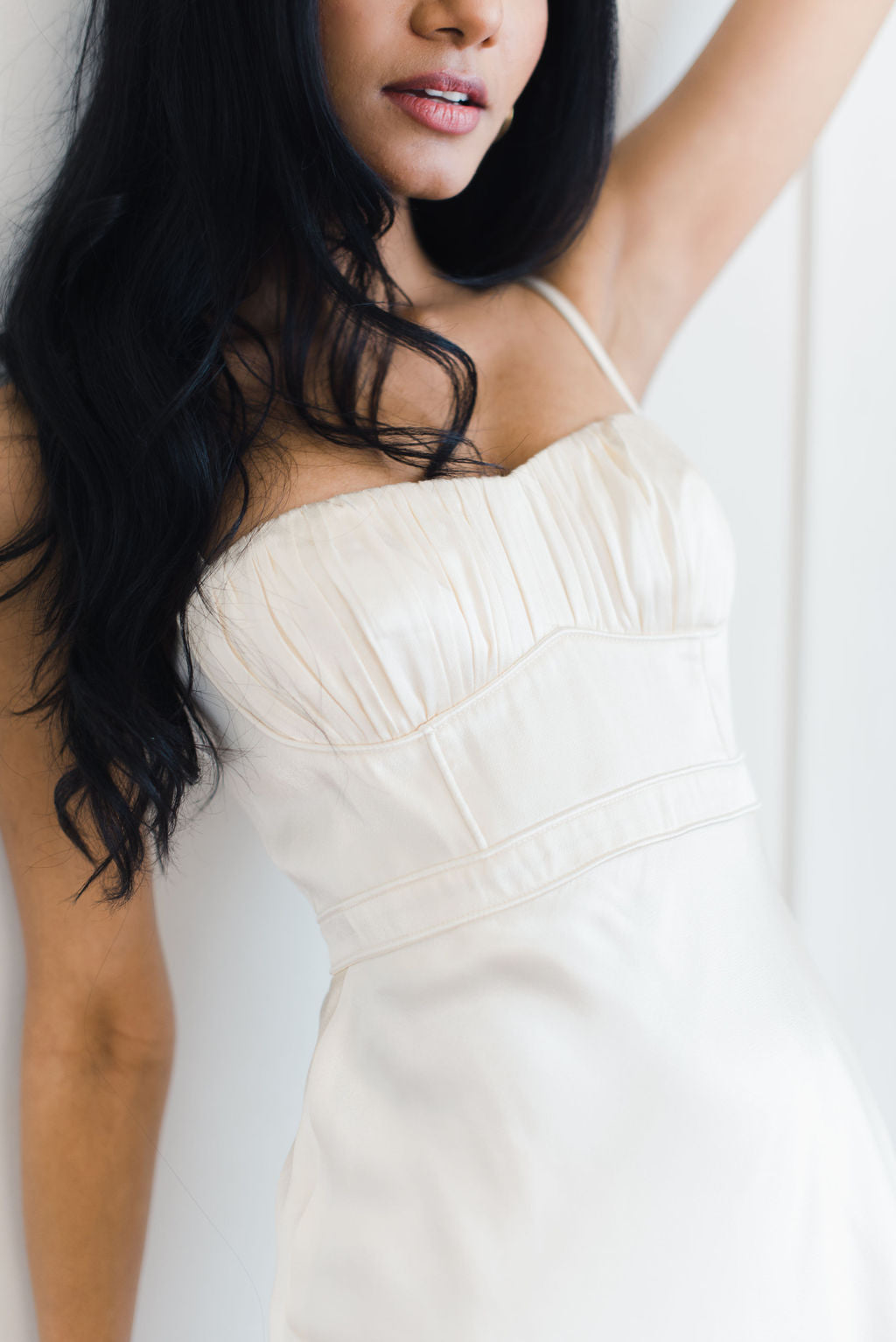 Shona Joy La Lune Corded Bustier Mini Dress- Blush