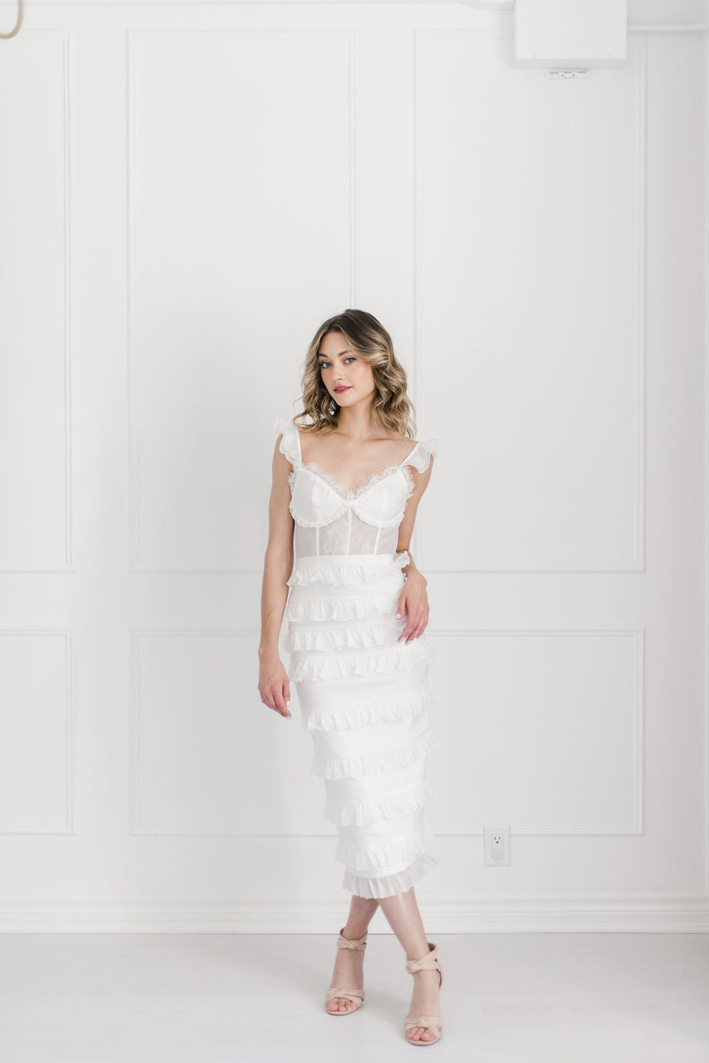 V. Chapman Fiorenza Dress- White