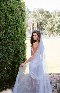 Kennedy Pearl Embellished Wedding Veil - Daphne Newman Design
