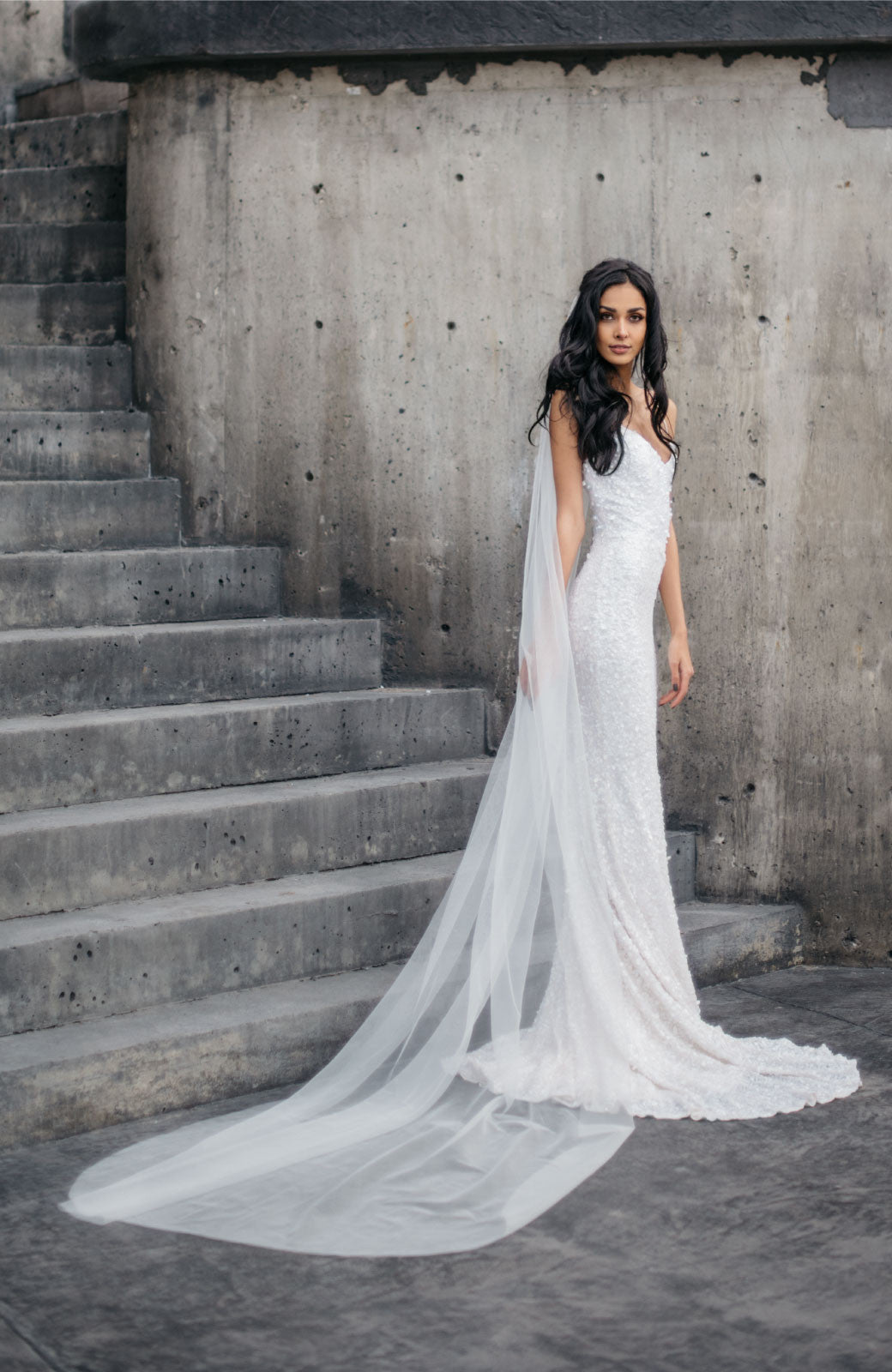 The Classic Silk Tulle Wedding Veil - Daphne Newman Design